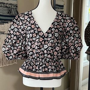 Club Monaco puff sleeve shirt